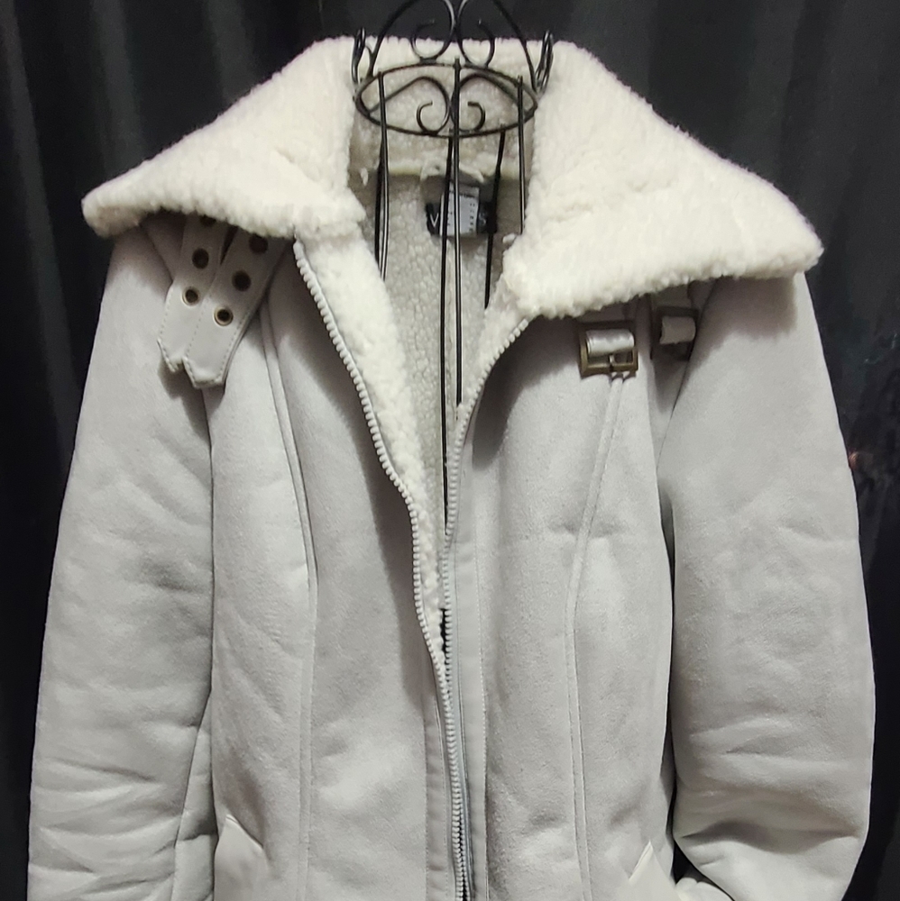 Venus Grey Quilted Zip Moto Jacket